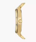 Fossil Scarlette ES5299 Quartz 38 mm Gold Dial Ladies Watch