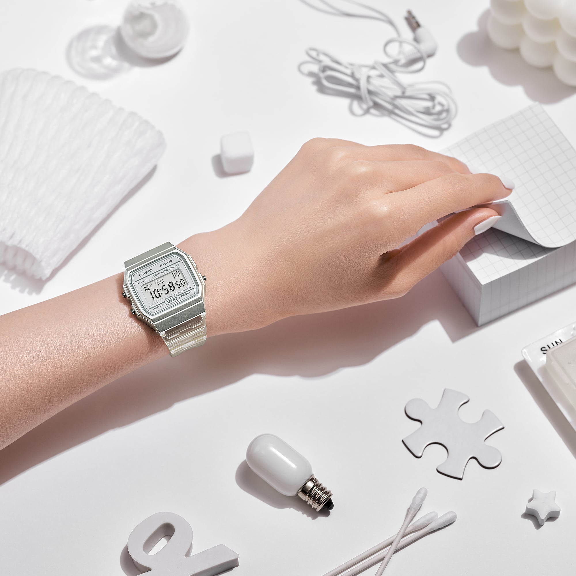 Casio F91WS-7 38.2mm Digital Quartz Unisex Watch