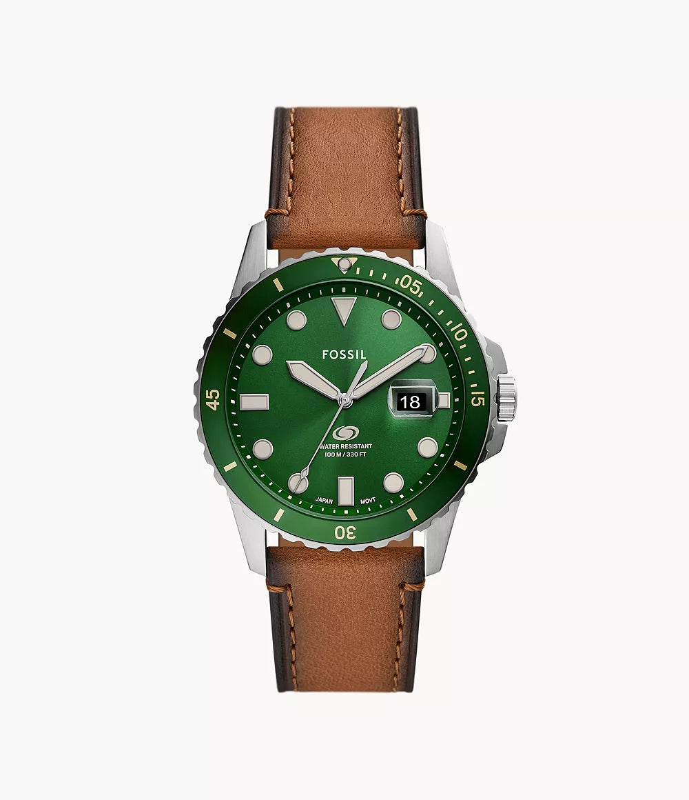 Fossil Blue Dive FS5946 Quartz 42mm Green Dial Men’s Watch