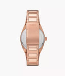 Fossil Everett FS6074 Quartz 42 mm Green Dial Rose Gold-Tone Men’s Watch