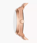 Fossil Everett FS6074 Quartz 42 mm Green Dial Rose Gold-Tone Men’s Watch