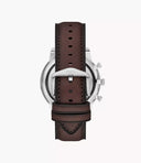 Fossil Neutra FS6109 Chronograph 44mm Blue Dial Brown Leather Men’s Watch
