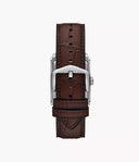 Fossil Carraway FS6110 Quartz 42 mm Blue Dial Brown Croco Leather Men’s Watch