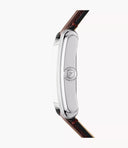 Fossil Carraway FS6110 Quartz 42 mm Blue Dial Brown Croco Leather Men’s Watch