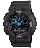 Casio G-Shock GA100C-8A Watch | Large Face, Fluorescent Hands, Magnetic Resistant, 200M Water Resistant