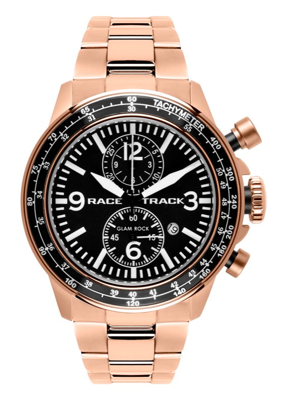 Glamrock Racetrack Active Tachy GR-108-22 46mm Quartz Men’s Watch