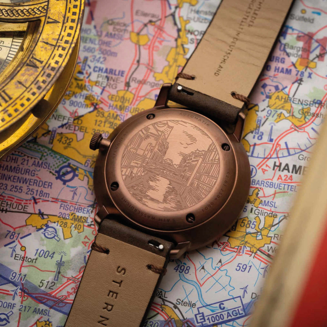 Sternglas Hamburg Men's 42mm Automatic Watch