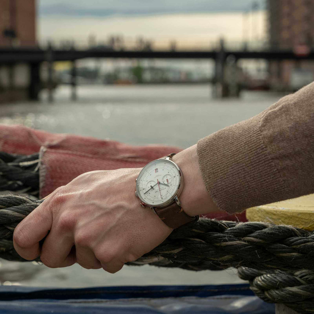 Sternglas Hamburg Men's  42 mm Quartz Watch