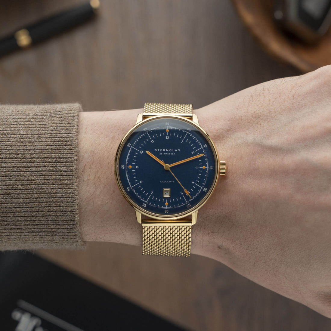 Sternglas Hamburg Ed. Marine Men's 42 mm Automatic Watch