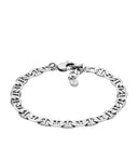 Fossil JA7239040 Silver-Tone Stainless Steel Bracelet