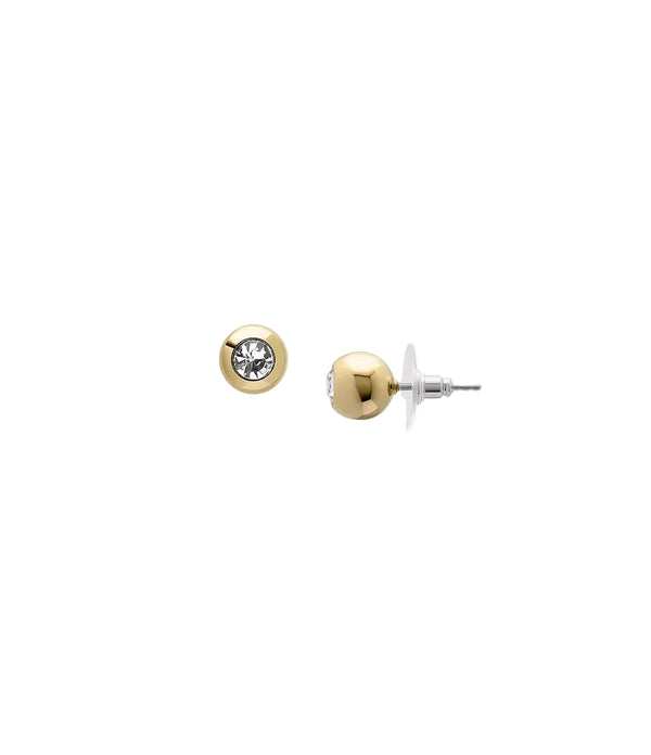 Fossil JA7251710 Gold-Tone Brass Stud Earrings
