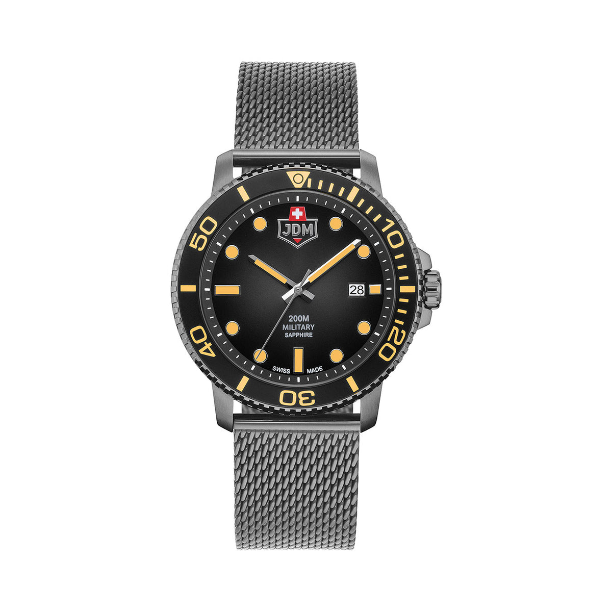 JDM Military Tango Men's 44 mm Quartz Watch