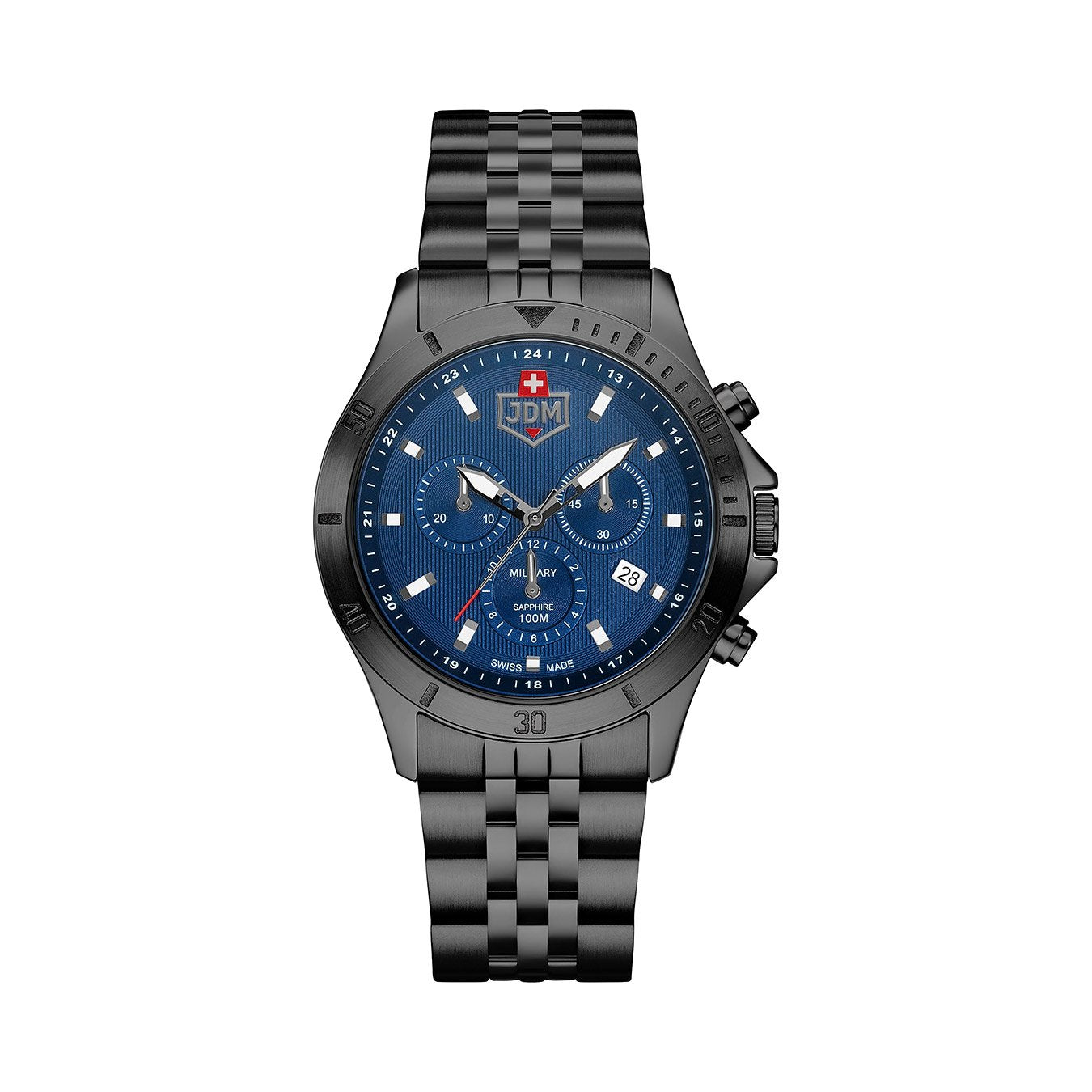 JDM Military Delta Chrono Men's 42mm Quartz Watch