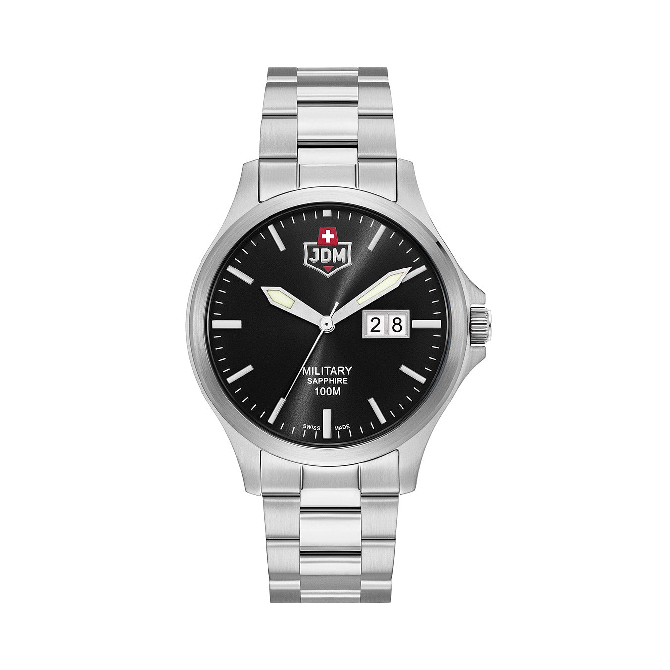 JDM Military Alpha Big Date Men's 42 mm Quartz Watch