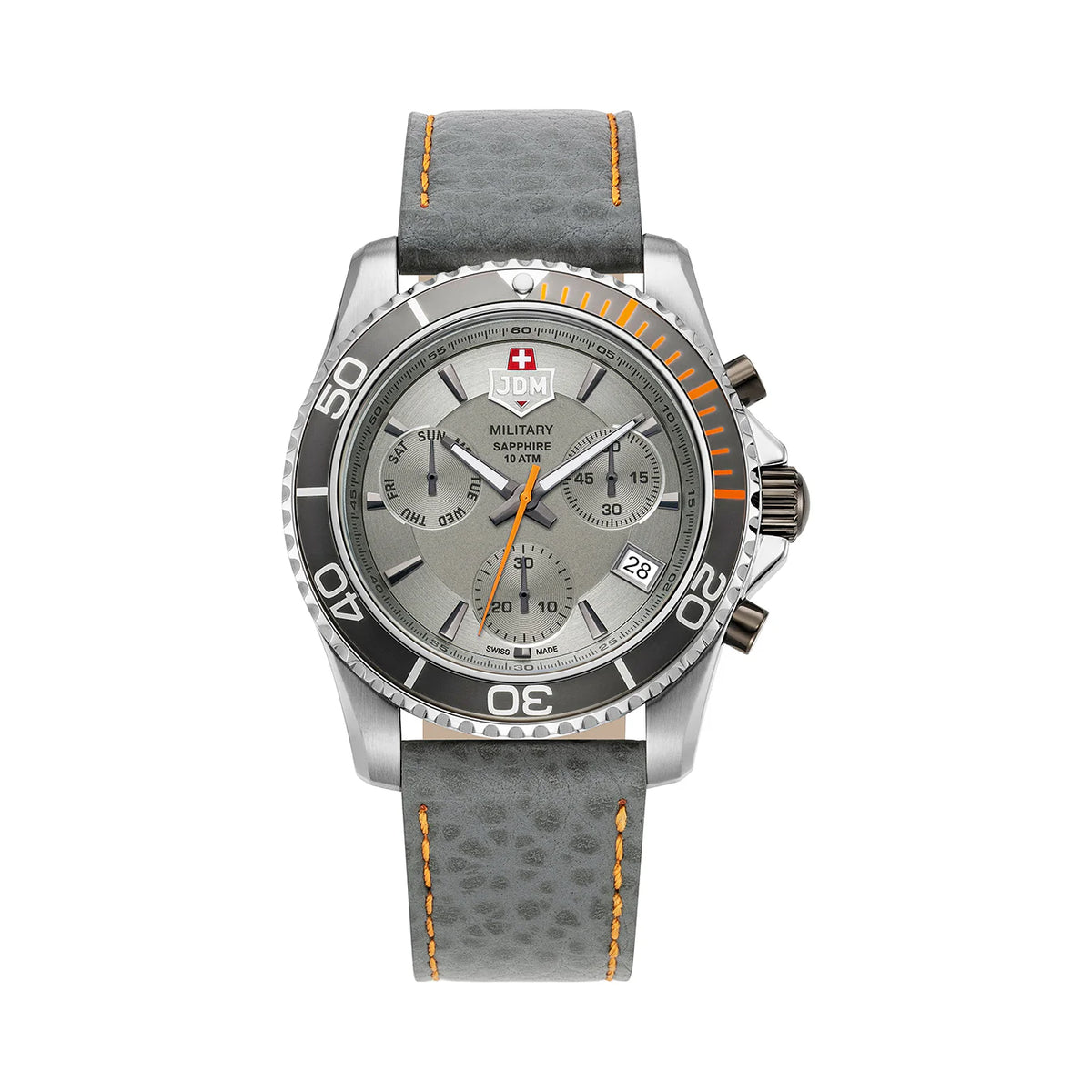 JDM Military Sierra Chrono Men's 43 mm Quartz Watch