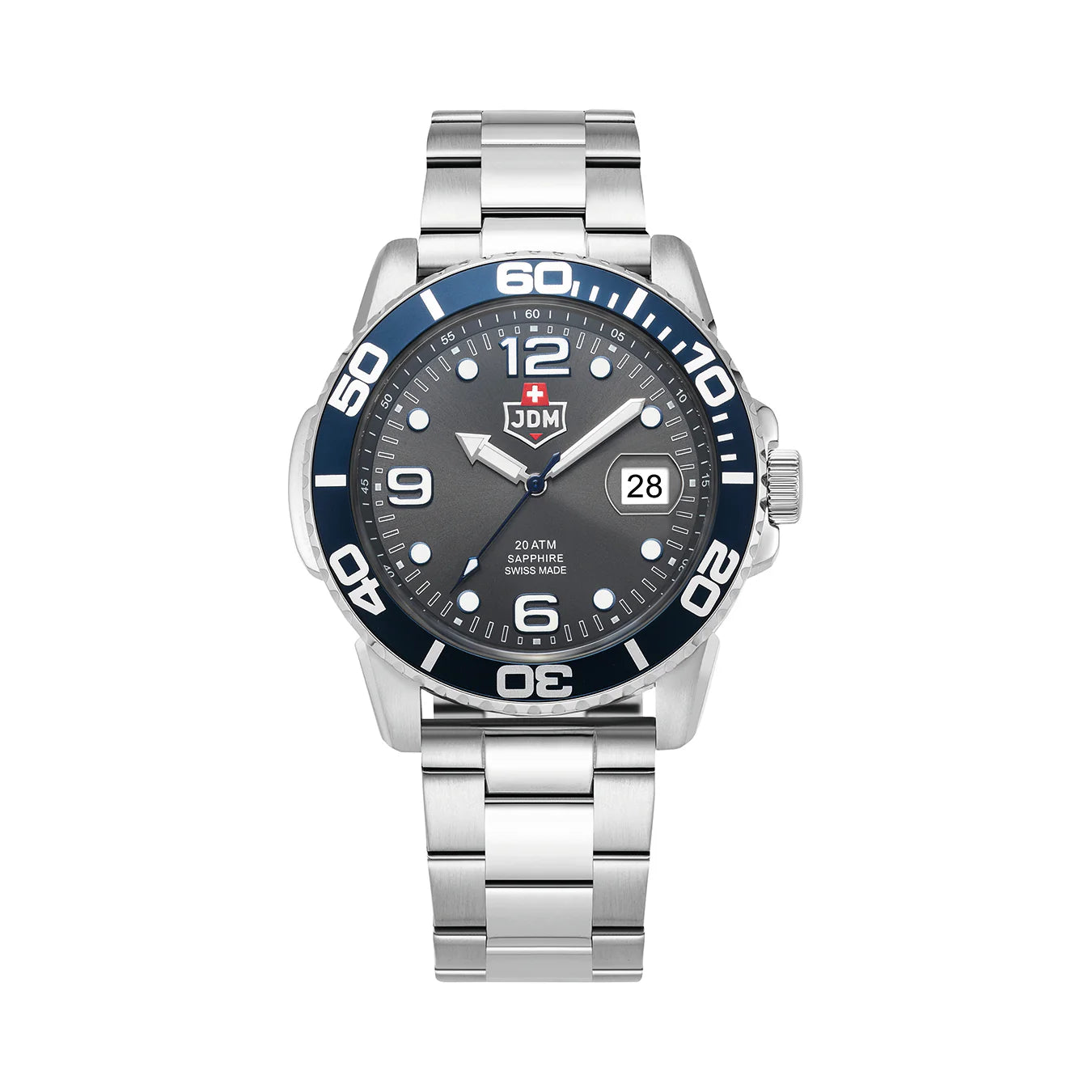 JDM Military Mike Men's 44 mm Quartz Watch