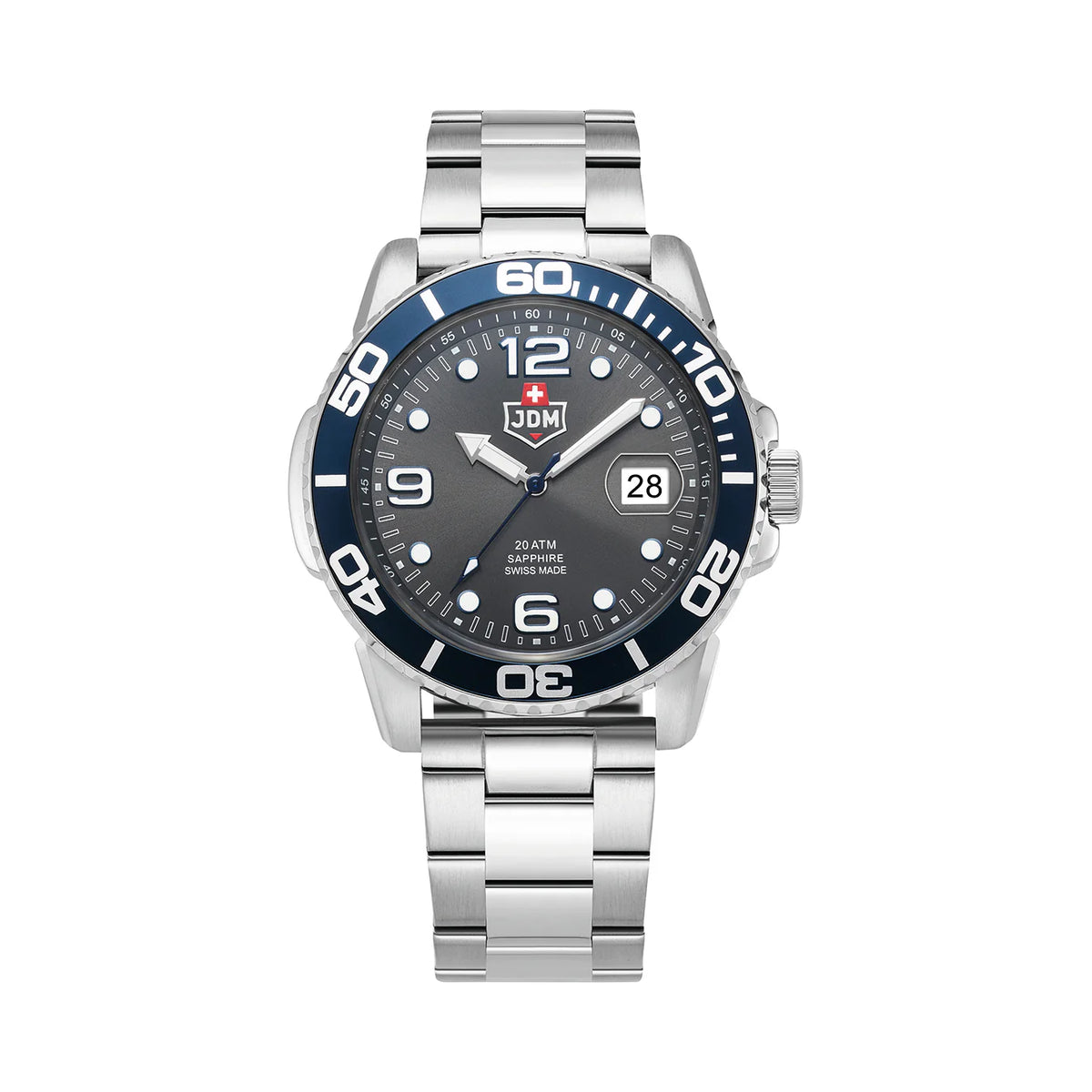 JDM Military Mike Men's 44 mm Quartz Watch