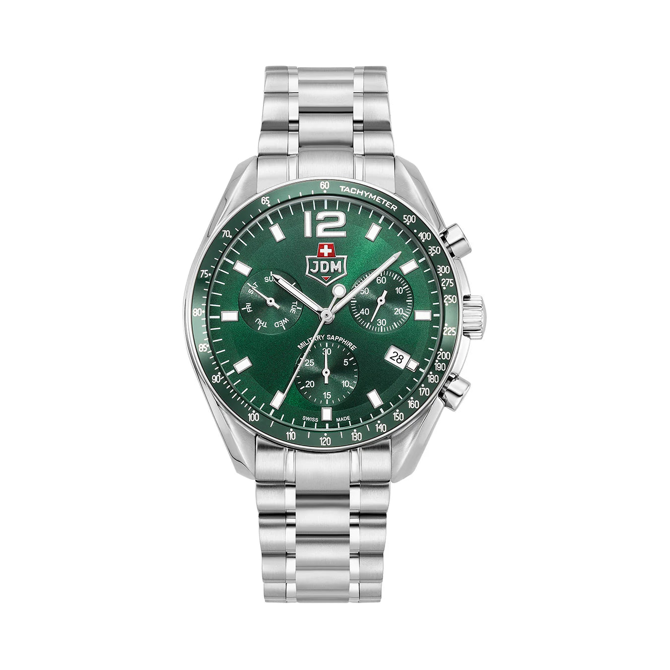 JDM Military Swiss Precision JDM-WG021-03 42mm Swiss Quartz Men’s Watch