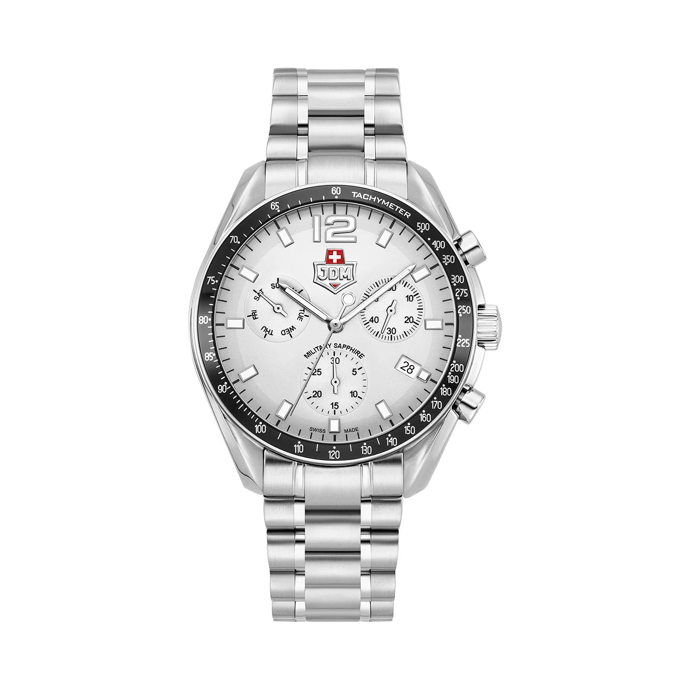 JDM Military Swiss Precision JDM-WG021-04 42mm Swiss Quartz Men’s Watch