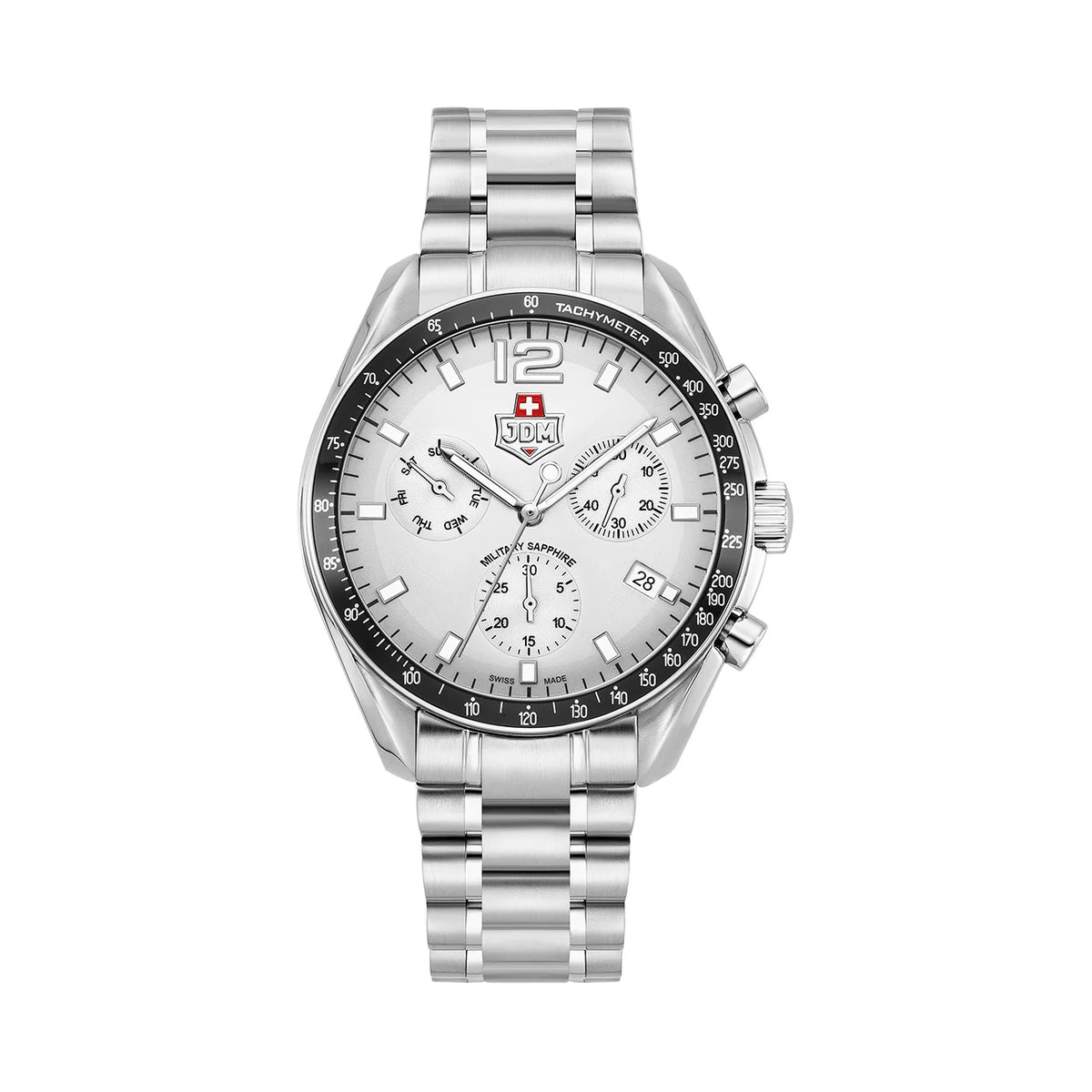 JDM Military Swiss Precision JDM-WG021-04 42mm Swiss Quartz Men’s Watch
