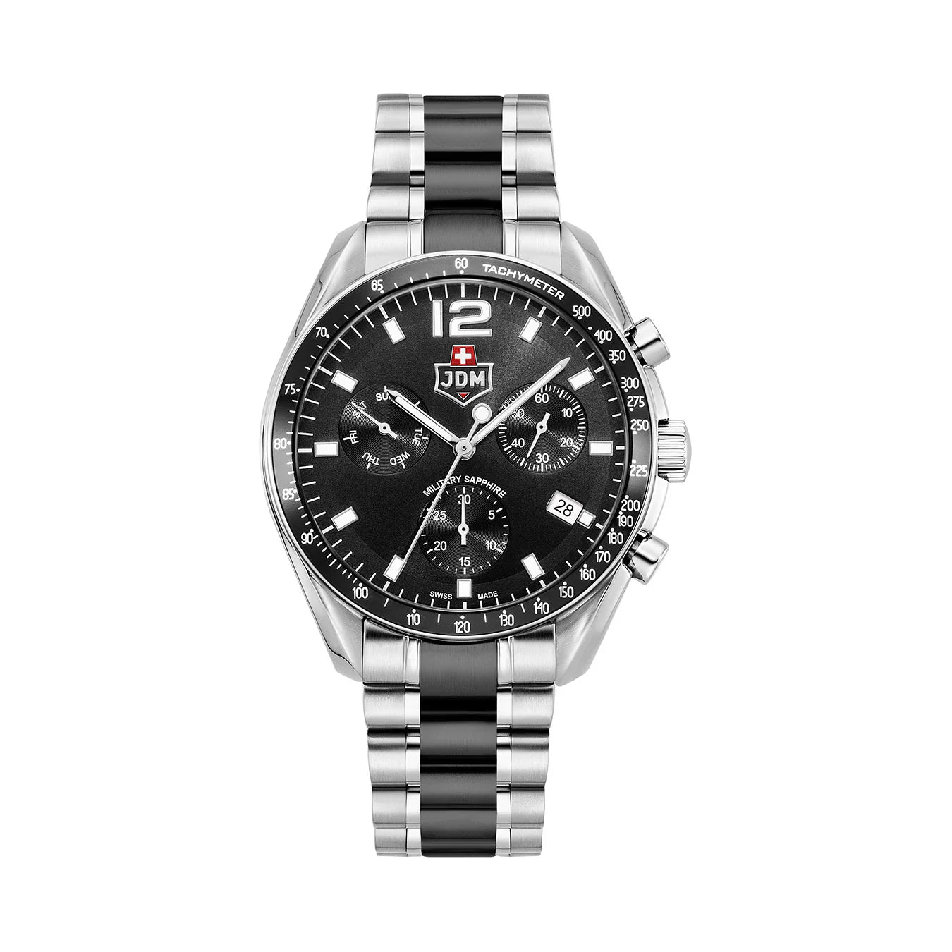 JDM Military Swiss Precision JDM-WG021-05 42mm Swiss Quartz Men’s Watch