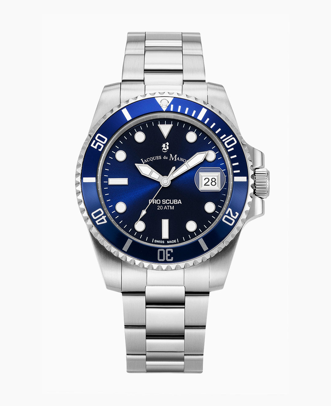 Jacques Du Manoir Pro Scuba Men's 43 mm Quartz Watch
