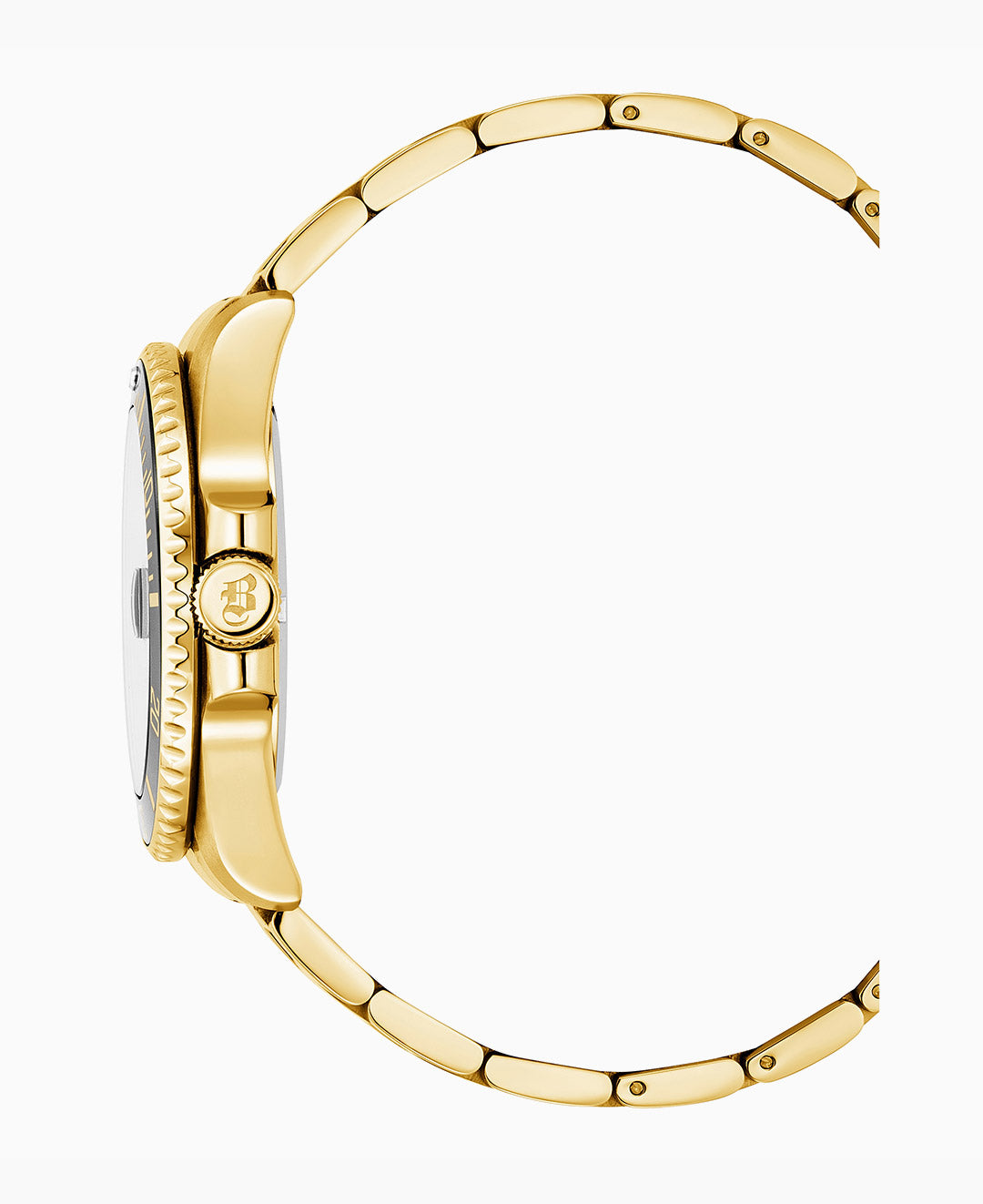 Jacques Du Manoir Pro Scuba 43 Men’s Watch JWG02803 – Swiss Made, 43mm, Gold PVD Stainless Steel, Black Dial, Rotating Bezel, 20 ATM