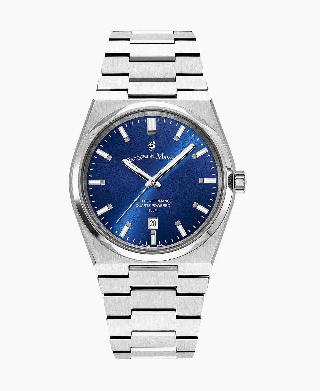 Jacques Du Manoir Horizon Gents Watch JWG03502 – Swiss Made, 41mm, Stainless Steel, Blue Dial, Quartz, 10 ATM