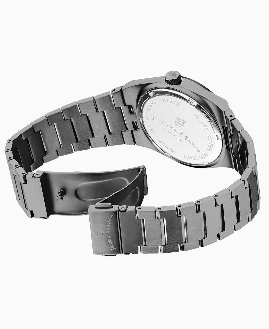 Jacques Du Manoir Horizon Gents Watch JWG03505 – Swiss Made, 41mm, Stainless Steel, Silver Dial, Quartz, 10 ATM