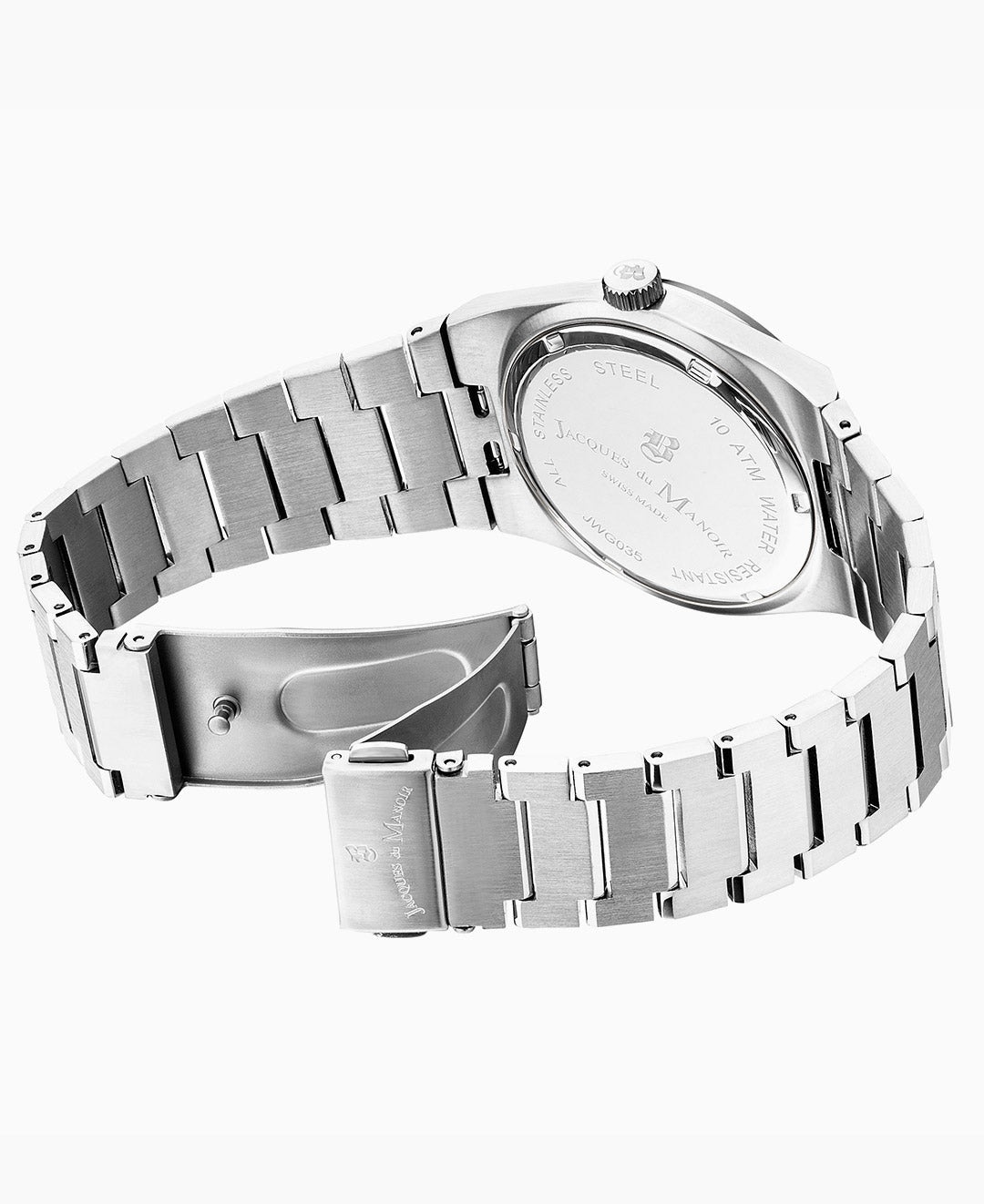 Jacques Du Manoir Horizon Gents Watch JWG03506 – Swiss Made, 41mm, Stainless Steel, Black Dial, Quartz, 10 ATM
