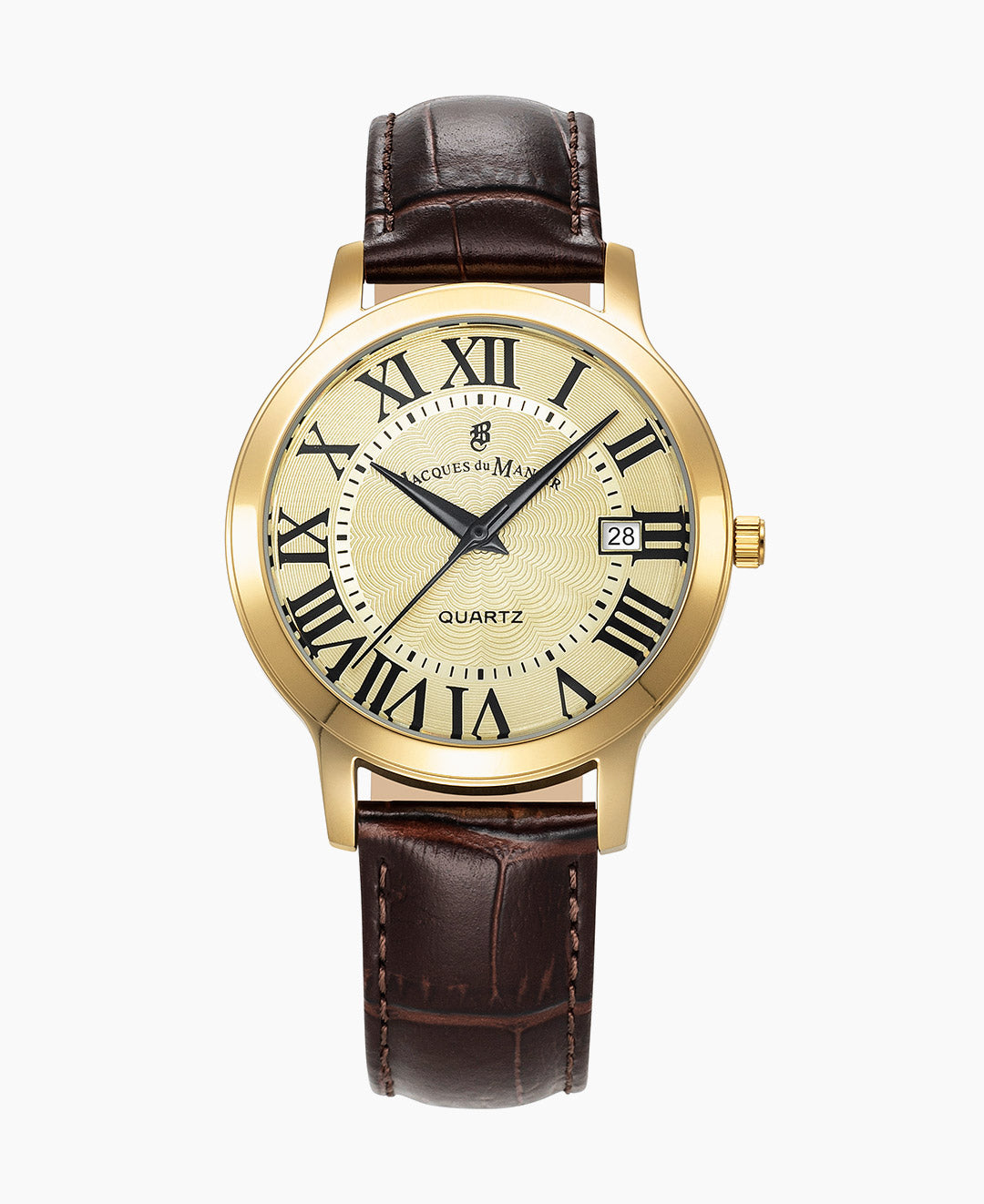 Jacques Du Manoir Genesis 38mm Quartz Gold Dial Men's Watch JWG04804