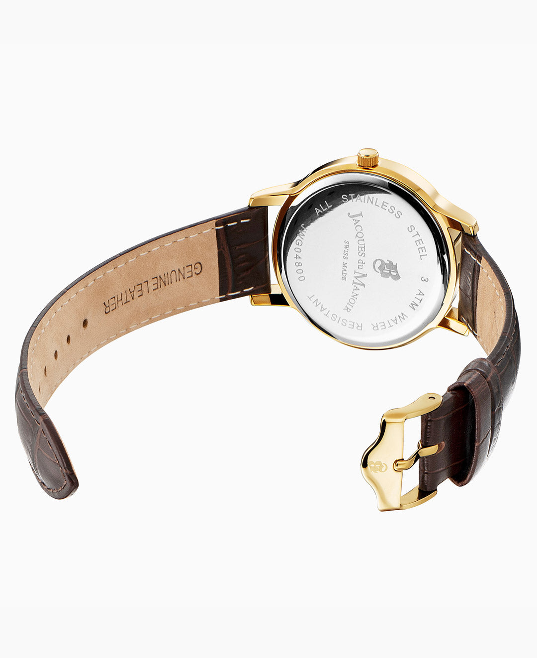 Jacques Du Manoir Genesis 38mm Quartz Gold Dial Men's Watch JWG04804
