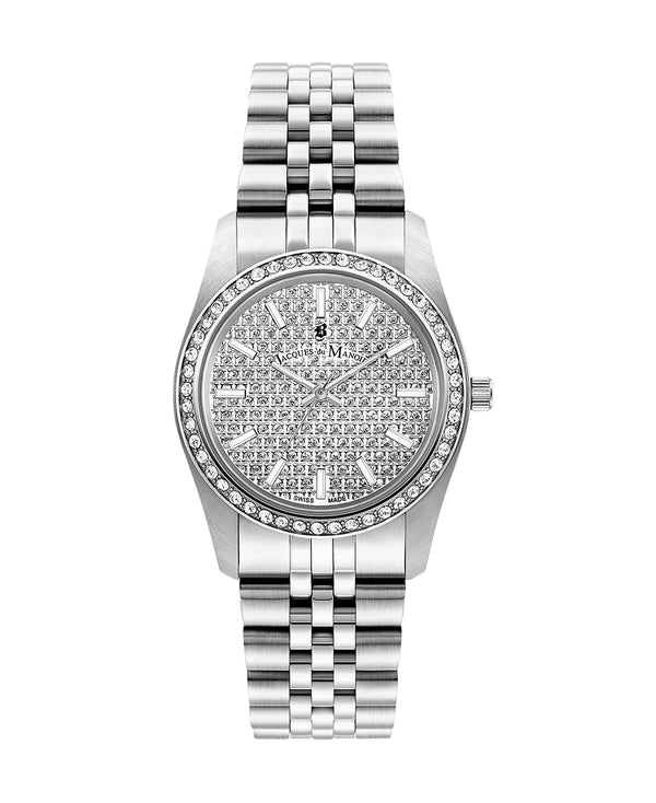 Jacques du Manoir Inspiration Glamour 34 mm Ladies Quartz Watch