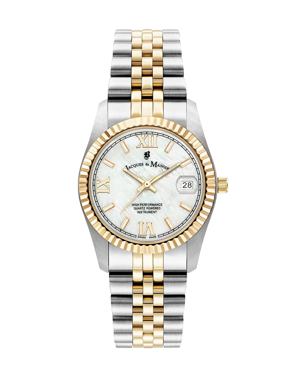 Jacques Du Manoir Inspiration Roman 34 mm Ladies Quartz Watch