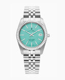Jacques Du Manoir Inspiration JWL02901 – Swiss Made Unisex Watch, 36mm, Stainless Steel, Turquoise Dial, Quartz, 5 ATM Water Resistance