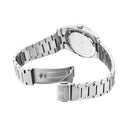 Jacques Du Manoir Horizon Ladies Watch JWL03606 – Swiss Made, 31mm, Stainless Steel, Black Dial, Zirconia Markers, Quartz