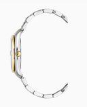 Jacques Du Manoir Allure Ladies Watch JWL03804 – Swiss Made, 32mm, Two-Tone Silver & Gold, White Dial, Quartz, 5-Year Warranty