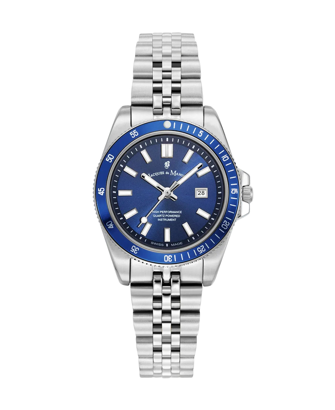 Jacques Du Manoir Inspiration Active 33 mm Blue Dial Ladies Watch