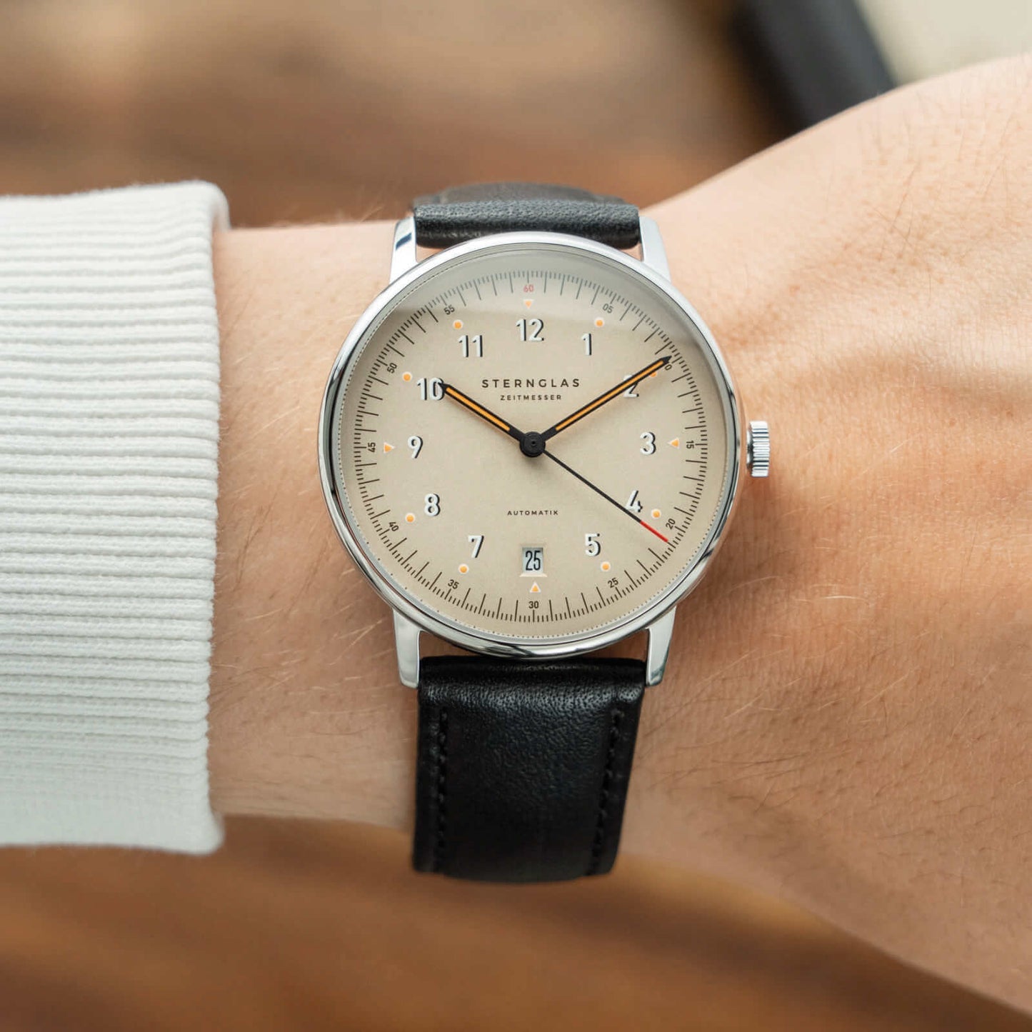 Sternglas Lumatik Beige 38mm Miyota 8315 Automatic Men’s Watch