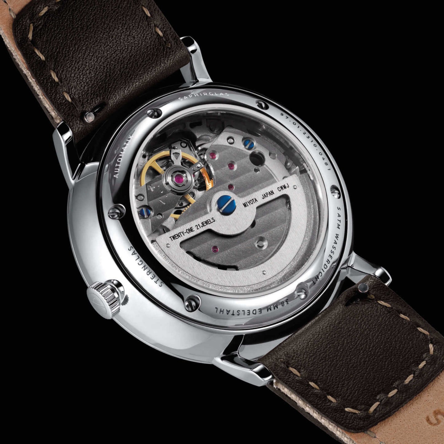 Sternglas Lumatik Beige 38mm Miyota 8315 Automatic Men’s Watch