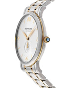 Montblanc Star Classique Unisex Automatic Watch MB107914, 39mm Two-Tone Case, Silver Dial, Swiss Made, Sapphire Crystal, 30m Water Resistance