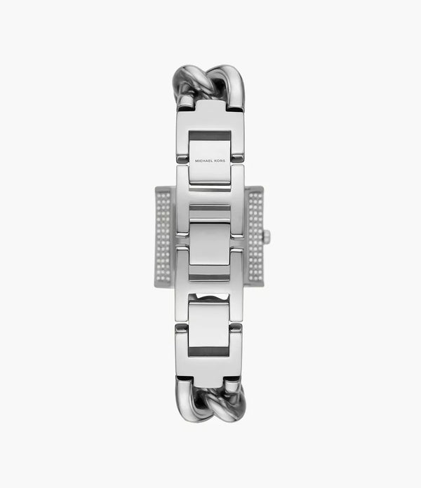 Michael Kors MK Chain Lock Quartz 25mm Ladies Watch | MK4718