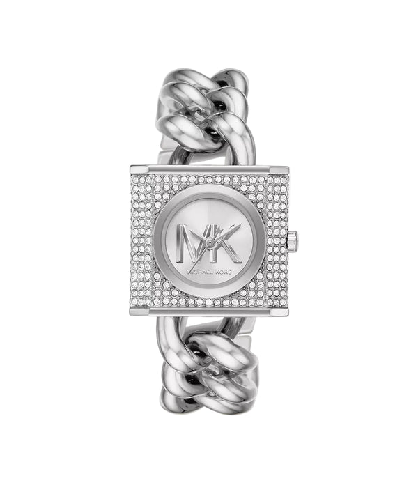 Michael Kors MK Chain Lock Quartz 25mm Ladies Watch | MK4718