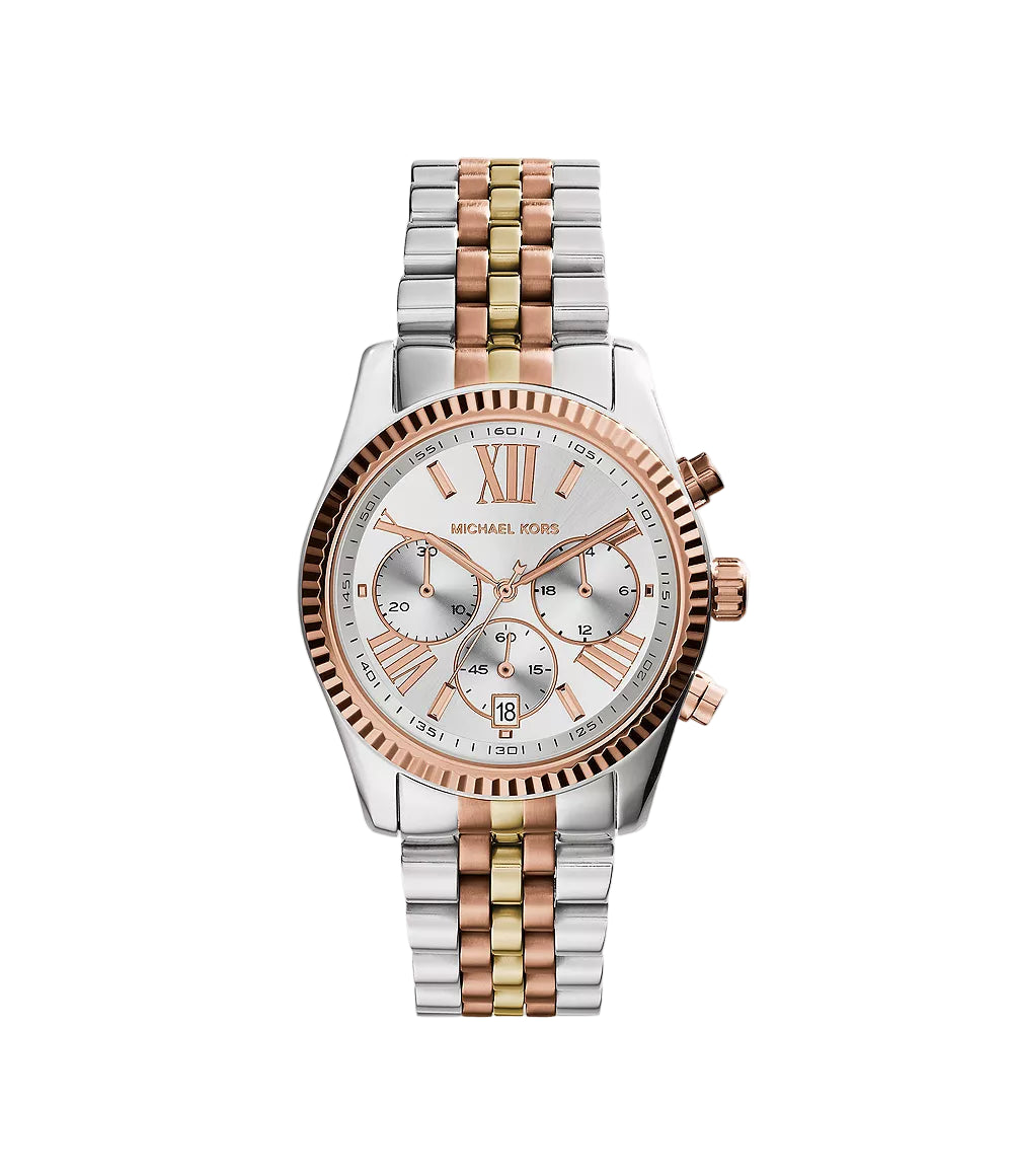 Michael Kors Lexington Ladies Chronograph – 38mm Quartz Stainless Steel Watch