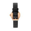 Gucci Diamantissima YA141501 Ladies Watch – 27mm Pink Gold PVD, Black Dial, Swiss Quartz Movement, Sapphire Crystal, Leather Strap