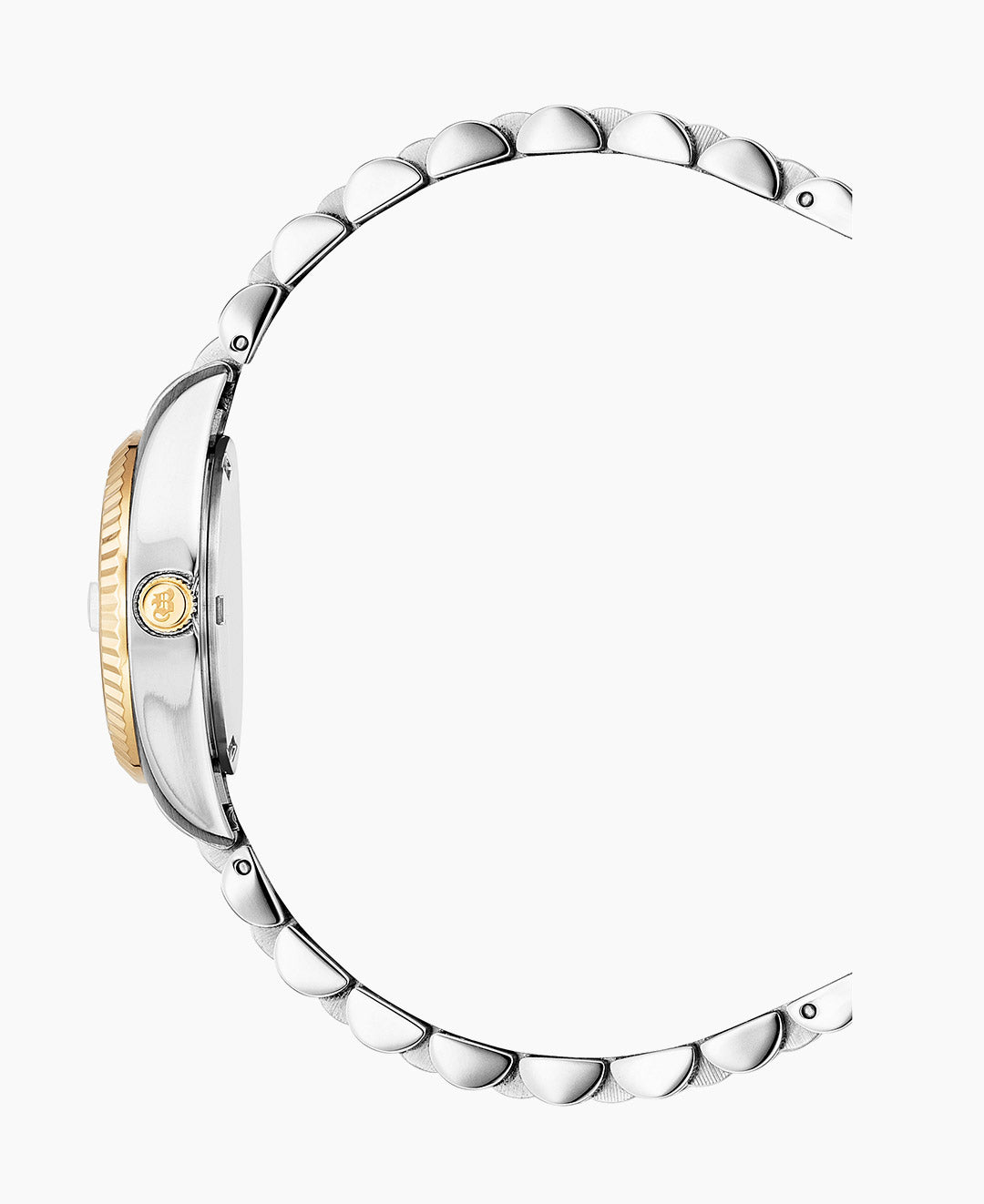 Jacques Du Manoir Inspiration Ladies Watch NRO.20 – Swiss Made, 26mm, Two-Tone Gold & Silver, Black Dial, Quartz