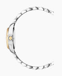 Jacques Du Manoir Inspiration Ladies Watch NRO.20 – Swiss Made, 26mm, Two-Tone Gold & Silver, Black Dial, Quartz
