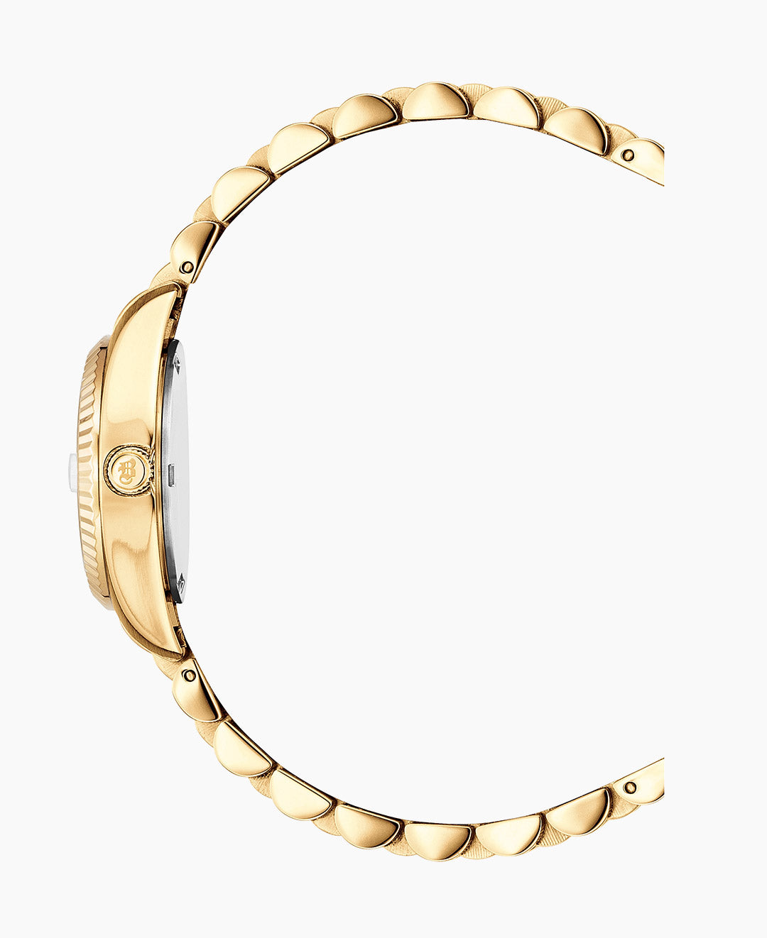 Jacques Du Manoir Inspiration Ladies Watch NRO.22 – Swiss Made, 26mm, Gold Bracelet, Black Dial, Quartz