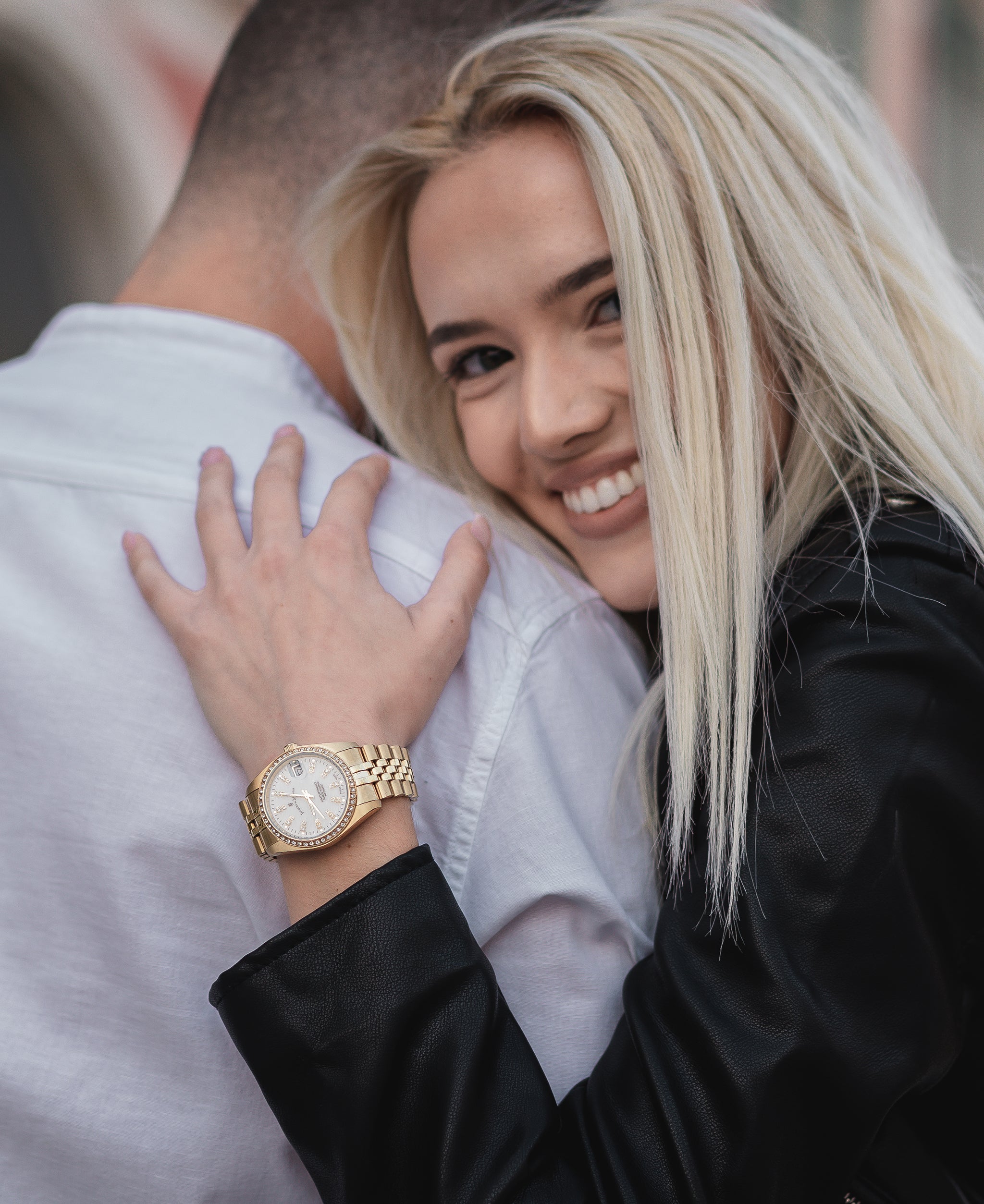 Jacques Du Manoir Inspiration Ladies Watch NROP.11 – Swiss Made, 36mm, Gold Bracelet, White Dial, Quartz