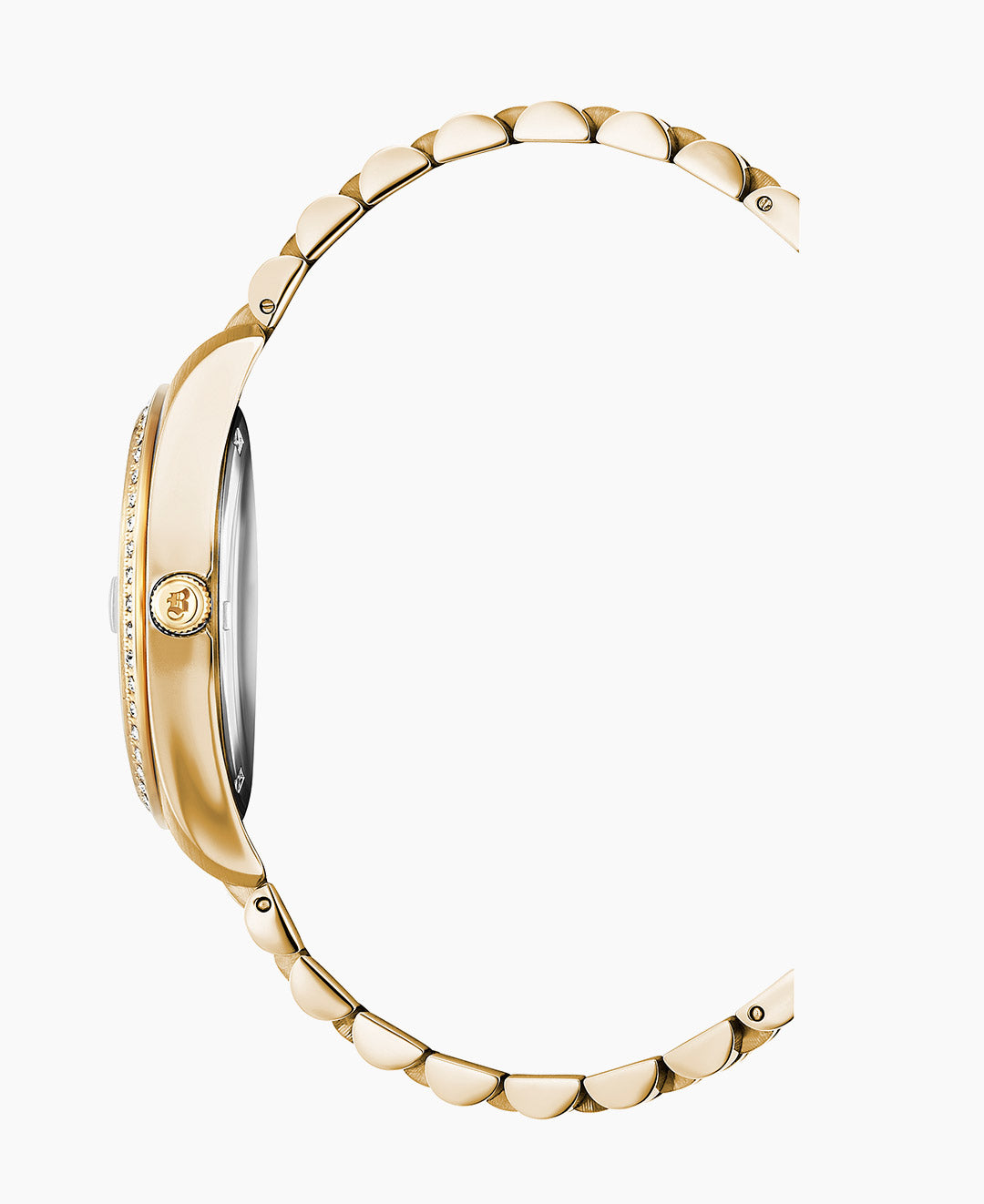 Jacques Du Manoir Inspiration Ladies Watch NROP.11 – Swiss Made, 36mm, Gold Bracelet, White Dial, Quartz